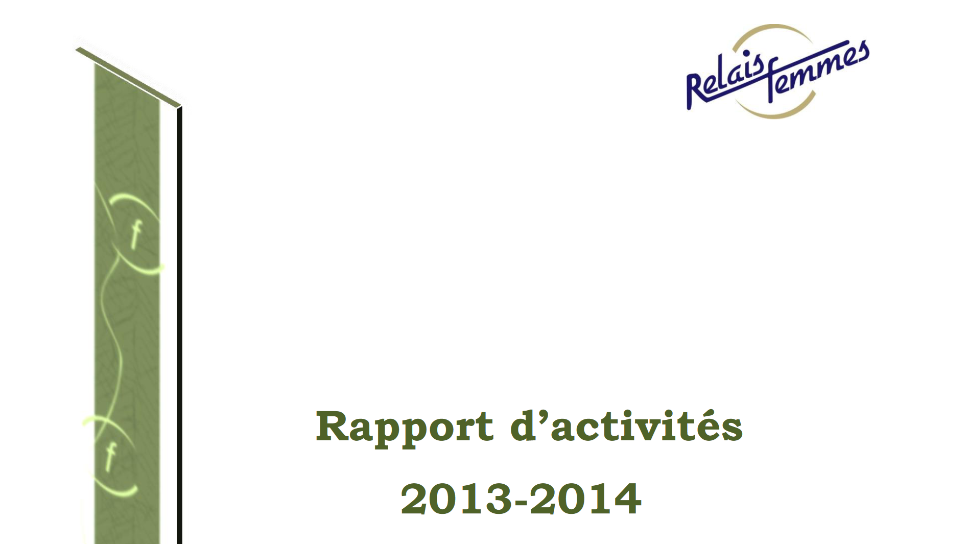 Rapports d'activités 2013-2014