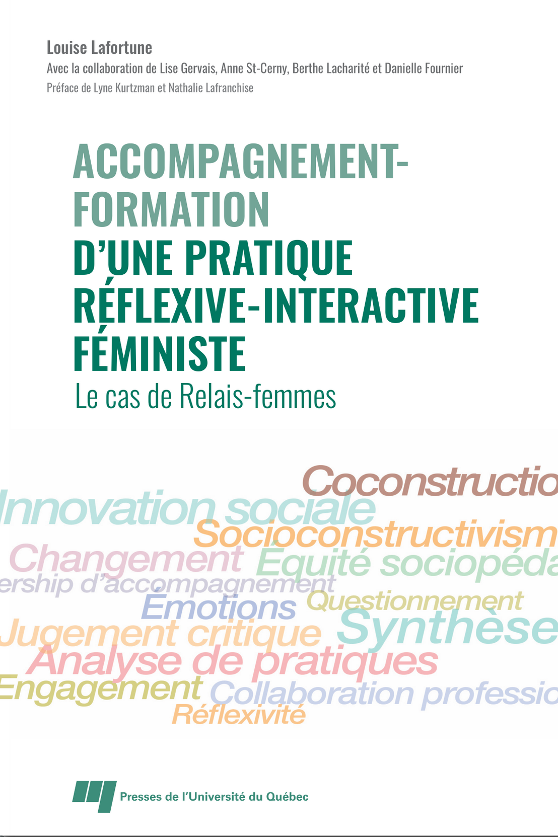 Couverture du livre Accompagnement-formation d’une pratique réflexive-interactive féministe