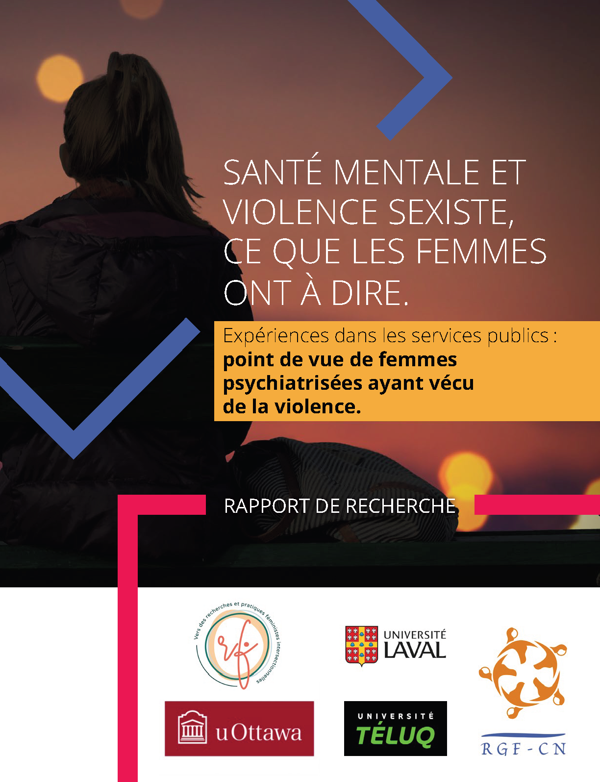 Couverture du rapport : Santé mentale et violence sexiste, ce que les femmes ont à dire